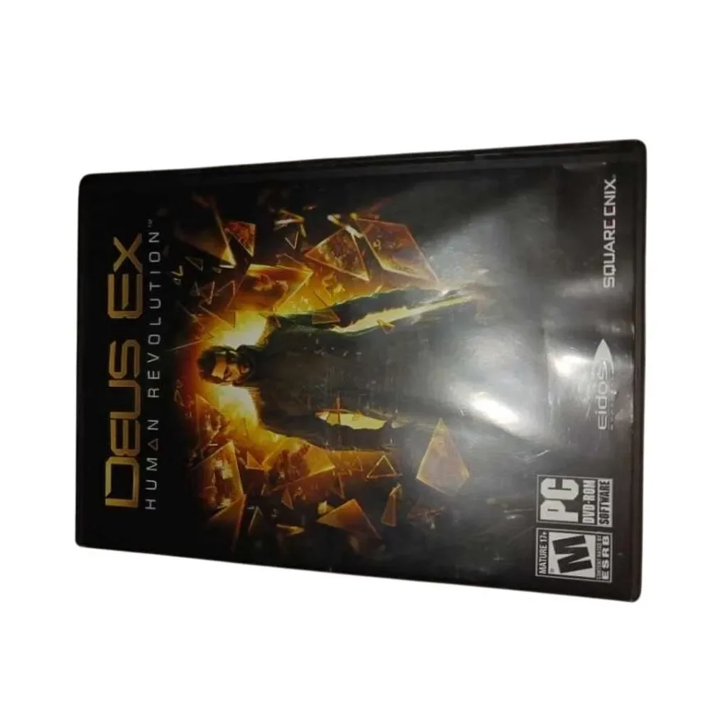 Deus Ex: Human Revolution PC DVD-ROM Action RPG Game Square Enix CIB tested